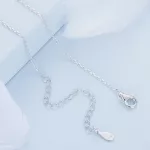 Ezüst női nyaklánc kulcsmedállal