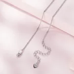 Ezüst nyaklánc, anyai szeretet 