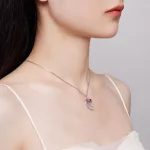 Ezüst nyaklánc, anyai szeretet 