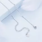 Ezüst nyaklánc pillangómedállal