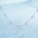 Ezüst nyaklánc függőkkel