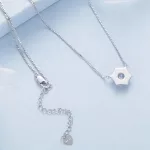 Ezüst nyaklánc hópihemedállal