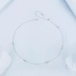 Ezüst nyaklánc pillangókkal