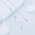 Ezüst nyaklánc pillangókkal