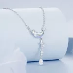 Ezüst nyaklánc holdmedállal