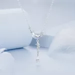 Ezüst nyaklánc holdmedállal
