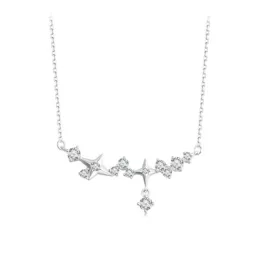 Ezüst női nyaklánc csillagokkal