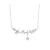 Ezüst női nyaklánc csillagokkal