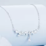 Ezüst női nyaklánc csillagokkal