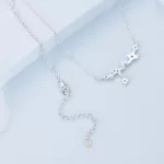 Ezüst női nyaklánc csillagokkal