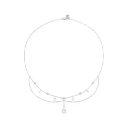 Ezüst nyaklánc bojttal