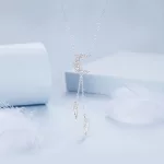 Ezüst nyaklánc holdmedállal