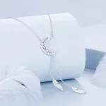 Ezüst nyaklánc holdmedállal