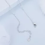 Ezüst női nyaklánc pillangómedállal