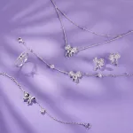 Ezüst nyaklánc masnimedállal