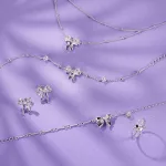 Ezüst nyaklánc masnimedállal