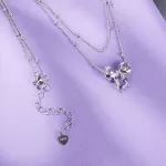 Ezüst nyaklánc masnimedállal