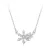 Ezüst női nyaklánc hópehelymedállal