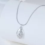 Ezüst nyaklánc szíves medállal