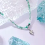 Ezüst nyaklánc lóheremedállal