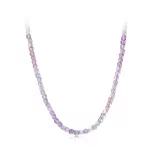 Ezüst nyaklánc fluoritkristállyal