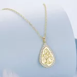 Ezüst nyaklánc életfamedállal