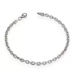 Ezüst karlánc Anker, uniszex, 22 cm