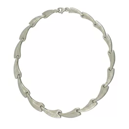 925 sterling ezüst karkötő, ocean wave, 19,5 cm
