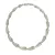 925 sterling ezüst karkötő, ocean wave, 19,5 cm