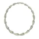 925 sterling ezüst karkötő, ocean wave, 19,5 cm