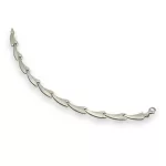 925 sterling ezüst karkötő, ocean wave, 19,5 cm