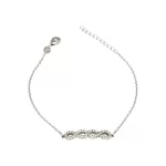 Ezüst karlánc, végtelen összetartozás, 20 cm