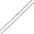 Ezüst nyaklánc, lapított pancer, 60 cm uniszex