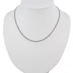 Ezüst nyaklánc, 50 cm uniszex