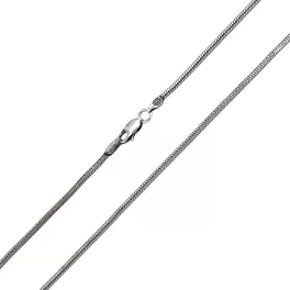 Ezüst nyaklánc, kígyó 60 cm uniszex