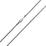 Ezüst nyaklánc, kígyó 50 cm uniszex