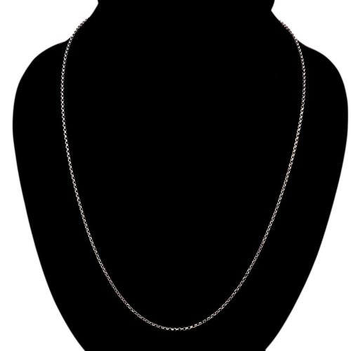 Ezüst nyaklánc, uniszex, Anker, 55 cm