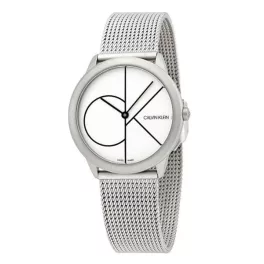   Calvin Klein K3M5215X női karóra, ezüstszürke/halványszürke