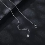 Ezüst nyaklánc patkómedállal