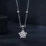 Ezüst nyaklánc csillagmedállal