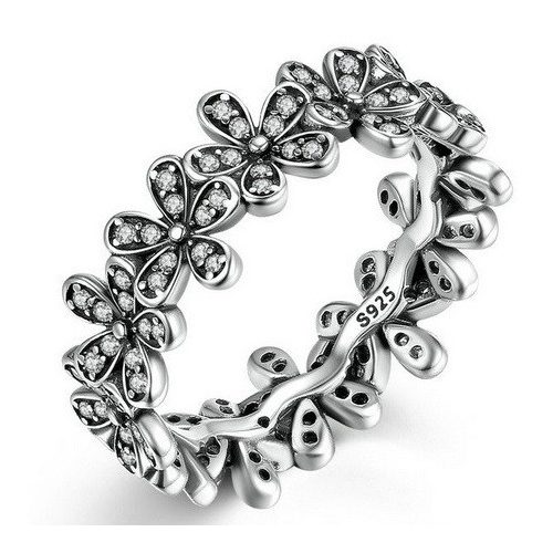Virágos ezüst gyűrű, 7