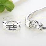 Ezüst charm 925, kéz