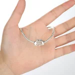 Ezüst charm 925, kéz