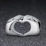 Ezüst charm 925, kéz