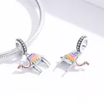 Ezüst charm 925, teve