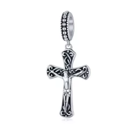 Ezüst charm 925, feszület