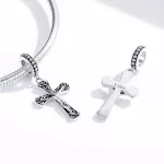 Ezüst charm 925, feszület