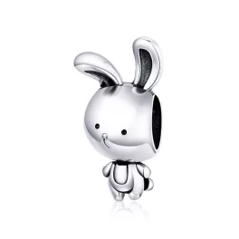 Ezüst charm 925, nyuszi