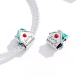 Ezüst charm 925, házikó