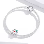 Ezüst charm 925, házikó